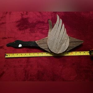 Vintage Canada Goose Barn Board Wall Hanging